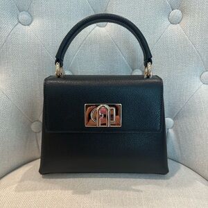 Furla 1927 mini top handle leather bag